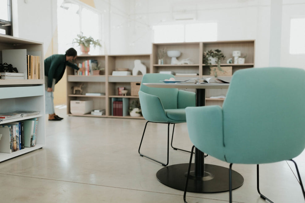 Jive Café Table in lifestyle shot